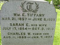 Tiffany, Wm. E., Sarah E. and Charles W